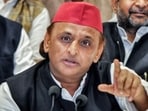 Samajwadi Party national president Akhilesh Yadav addressed a press conference at party office, in Lucknow on Saturday. Samajwadi Party national president Akhilesh Yadav addressed a press conference at party office, in Lucknow on Saturday.