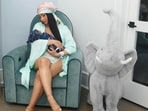 Cardi B welcomed her fourth child earlier this month. Cardi B welcomed her fourth child earlier this month.