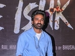 Dhanush during the promotion of Tere Ishk Mein at PVR Plaza, Connaught Place, in New Delhi. (PTI Photo) (PTI11_22_2025_000411B) Dhanush during the promotion of Tere Ishk Mein at PVR Plaza, Connaught Place, in New Delhi. (PTI Photo) (PTI11_22_2025_000411B)