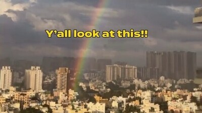 Bengaluru's weather delights a 'Delhi boy' as his video goes viral (Instagram/@kushalpandeyy)