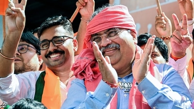 File photo of Maharashtra BJP President Ravindra Chavan. (Deepak Salvi ) File photo of Maharashtra BJP President Ravindra Chavan. (Deepak Salvi )