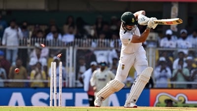 Need a wicket? You know who to call. Jasprit Bumrah was the man to do the damage for India after the opening stand, slanting one through Markram's bat-pad gap to rattle his stumps. Just your normal Saturday. (ANI) Need a wicket? You know who to call. Jasprit Bumrah was the man to do the damage for India after the opening stand, slanting one through Markram's bat-pad gap to rattle his stumps. Just your normal Saturday. (ANI)