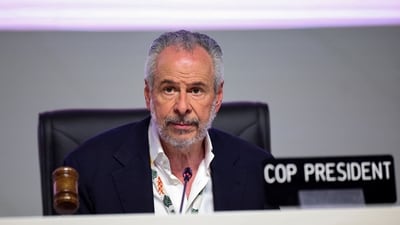 COP30 President Andre Correa do Lago. UN climate deal increases money to countries hit by climate change (REUTERS)