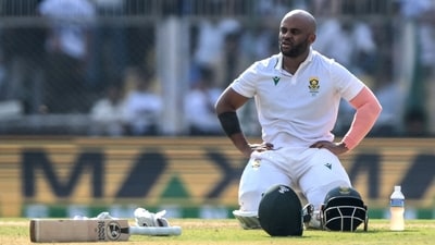 Temba Bavuma's success as Proteas captain continues, as he brought up 1000 runs as skipper – the second-fastest to reach 1000 runs as captain. He would be disappoint after a soft dismissal while batting on 41. (AFP) Temba Bavuma's success as Proteas captain continues, as he brought up 1000 runs as skipper – the second-fastest to reach 1000 runs as captain. He would be disappoint after a soft dismissal while batting on 41. (AFP)