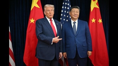 For India, a US-China détente carries significant implications. New Delhi must sharpen diplomatic signalling and make it clear to partners and rivals alike that it values open regional architectures, not spheres carved by others. (AFP) For India, a US-China détente carries significant implications. New Delhi must sharpen diplomatic signalling and make it clear to partners and rivals alike that it values open regional architectures, not spheres carved by others. (AFP)