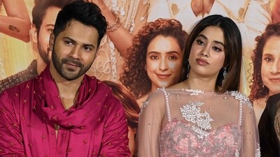 Varun Dhawan and Janhvi Kapoor last starred together in Sunny Sanskari Ki Tulsi Kumari. (AFP) Varun Dhawan and Janhvi Kapoor last starred together in Sunny Sanskari Ki Tulsi Kumari. (AFP)