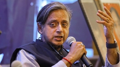 Senior Congress leader and MP Shashi Tharoor (PTI)