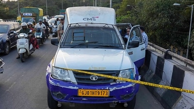 Three people have been arrested in connection with the ATM cash van robbery. (PTI) Three people have been arrested in connection with the ATM cash van robbery. (PTI)