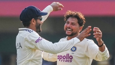 The spinners turned the tide of the match after South Africa were in a strong position at 166/2. First, Jadeja removed Bavuma, before Kuldeep Yadav responded with the dual strikes of Stubbs and Wiaan Mulder batting down the order. 3 wickets in the space of 10 overs that swung the needle towards India. (PTI) The spinners turned the tide of the match after South Africa were in a strong position at 166/2. First, Jadeja removed Bavuma, before Kuldeep Yadav responded with the dual strikes of Stubbs and Wiaan Mulder batting down the order. 3 wickets in the space of 10 overs that swung the needle towards India. (PTI)