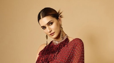 Kriti Sanon will feature opposite Dhanush in Tere Ishk Mein. (Instagram/@kritisanon) Kriti Sanon will feature opposite Dhanush in Tere Ishk Mein. (Instagram/@kritisanon)