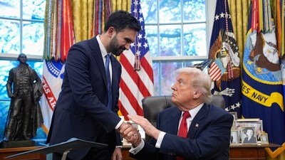 “I think he is going to surprise some conservative people, actually,” Trump said about Mamdani. (Bloomberg) “I think he is going to surprise some conservative people, actually,” Trump said about Mamdani. (Bloomberg)