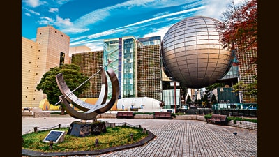 With its 115-ft-diameter dome, Japan’s Nagoya City planetarium, is the world’s largest. (Shutterstock) With its 115-ft-diameter dome, Japan’s Nagoya City planetarium, is the world’s largest. (Shutterstock)