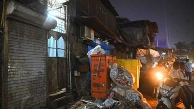 The cause of the leak is yet to be identified. (photo by-Satish Bate) The cause of the leak is yet to be identified. (photo by-Satish Bate)