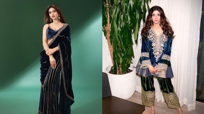From Sreeleela to Saba Azad, velvet is the newest ethnic fashion obsession From Sreeleela to Saba Azad, velvet is the newest ethnic fashion obsession