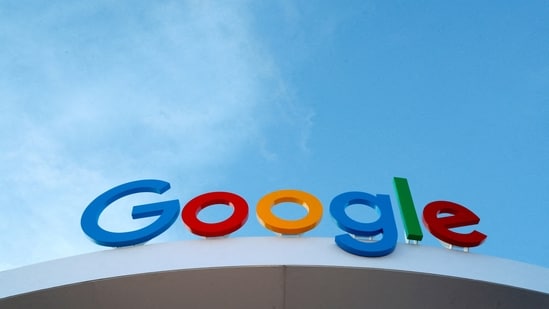 FILE PHOTO: The Google logo is seen on the Google house at CES 2024, an annual consumer electronics trade show, in Las Vegas, Nevada, U.S. January 10, 2024. REUTERS/Steve Marcus/File Photo (REUTERS)