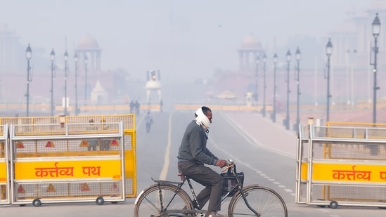 Delhi recorded an overall AQI of 360 on Saturday morning. (PTI)