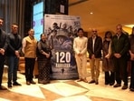 Farhan Akhtar holds special 120 Bahadur screening for army chief Farhan Akhtar holds special 120 Bahadur screening for army chief