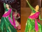 Madhuri Dixit performs at Netra Mantena's Udaipur wedding. Madhuri Dixit performs at Netra Mantena's Udaipur wedding.