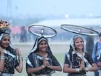 Participants in the National Jamboree of Bharat Scouts and Guides rehearsing for the formal inauguration in Lucknow. (Deepak Gupta/HT Photo) Participants in the National Jamboree of Bharat Scouts and Guides rehearsing for the formal inauguration in Lucknow. (Deepak Gupta/HT Photo)