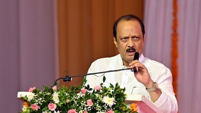 Ajit Pawar, who is also the state’s finance minister, received backlash from the opposition parties over his statement. (Raju Shinde/HT Photo) Ajit Pawar, who is also the state’s finance minister, received backlash from the opposition parties over his statement. (Raju Shinde/HT Photo)