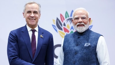 Prime Minister Narendra Modi meets Canada Prime Minister Mark Carney during a bilateral meeting on the sidelines of G20 Summit. (DPR PMO/ANI) Prime Minister Narendra Modi meets Canada Prime Minister Mark Carney during a bilateral meeting on the sidelines of G20 Summit. (DPR PMO/ANI)