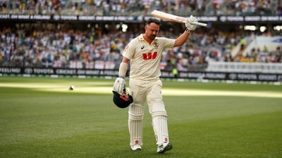 Travis Head smashed 123 runs in Perth, helping Australia register an eight-wicket win against England. (AP) Travis Head smashed 123 runs in Perth, helping Australia register an eight-wicket win against England. (AP)