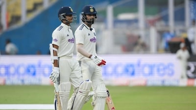 The hosts reached nine for no loss in 6.1 overs at stumps, trailing South Africa by 480 runs on a pitch still looking good to bat at India's newest Test venue. (AFP) The hosts reached nine for no loss in 6.1 overs at stumps, trailing South Africa by 480 runs on a pitch still looking good to bat at India's newest Test venue. (AFP)