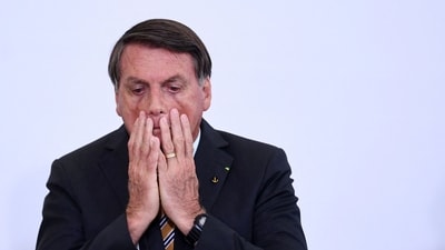 Former Brazil President Jair Bolsonaro was taken to prison on Saturday from his home (File photo/AFP) Former Brazil President Jair Bolsonaro was taken to prison on Saturday from his home (File photo/AFP)