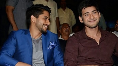 Mahesh Babu released Naga Chaitanya's first look from Vrushakarma on his birthday. Mahesh Babu released Naga Chaitanya's first look from Vrushakarma on his birthday.