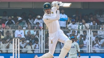 Jansen frustrated the Indian attack as he hung on with number nine and 10 after he reached his fourth Test half-century and surpassed his previous best of 84 not out in the longer format. (PTI) Jansen frustrated the Indian attack as he hung on with number nine and 10 after he reached his fourth Test half-century and surpassed his previous best of 84 not out in the longer format. (PTI)