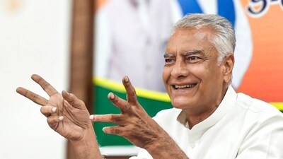 Punjab BJP President Sunil Jakhar during a press conference in Chandigarh. (PTI) Punjab BJP President Sunil Jakhar during a press conference in Chandigarh. (PTI)