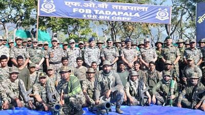 The ‘Suraksha Evam Jan Suvidha Camp’ near Tadpala village in Bijapur district of Chhattisgarh. (Sourced)