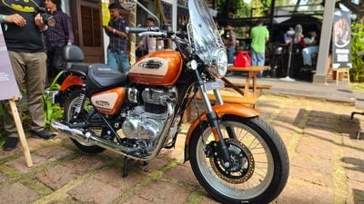 The Royal Enfield Meteor 350 gets a new Sundowner Orange special edition with a bright orange colourway and functional enhancements The Royal Enfield Meteor 350 gets a new Sundowner Orange special edition with a bright orange colourway and functional enhancements