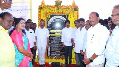 మైన్స్ అండ్ జియాలజి నూతన కార్యాలయ భవన నిర్మాణానికి భూమి పూజ మైన్స్ అండ్ జియాలజి నూతన కార్యాలయ భవన నిర్మాణానికి భూమి పూజ
