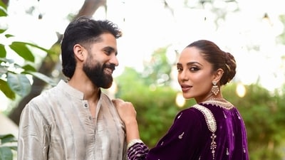 Sobhita Dhulipala and Naga Chaitanya's romance began in 2022, leading to their wedding on December 4, 2024. On his birthday, Sobhita shared a sweet photo, prompting affectionate comments from fans celebrating their bond. Sobhita Dhulipala and Naga Chaitanya's romance began in 2022, leading to their wedding on December 4, 2024. On his birthday, Sobhita shared a sweet photo, prompting affectionate comments from fans celebrating their bond.