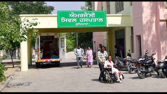 The ongoing risk was underscored just a day ago when the bushes behind the hospital’s blood bank caught fire. (HT File)