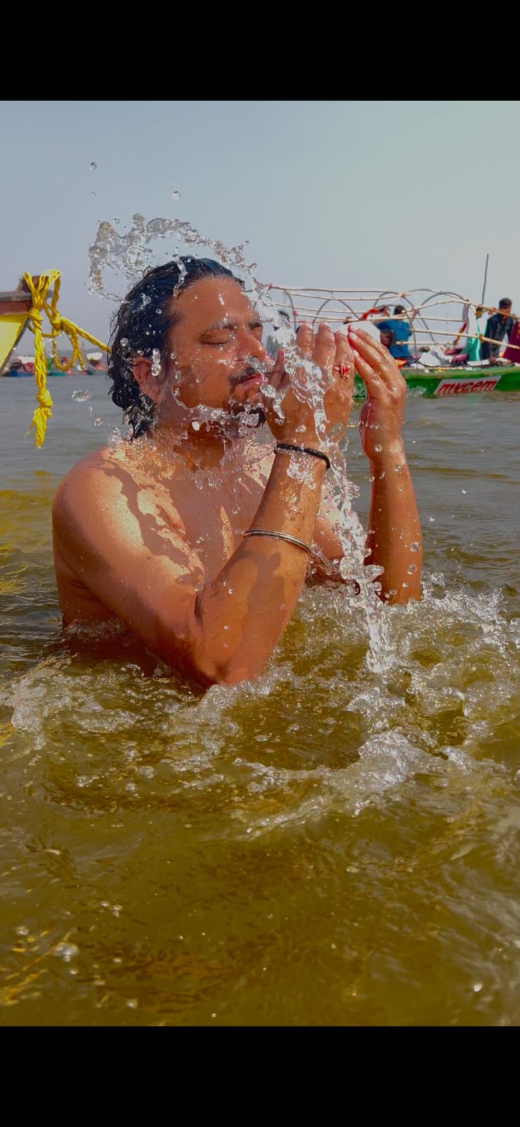 Nitin Kushwaha on his visit to Varanasi Nitin Kushwaha on his visit to Varanasi