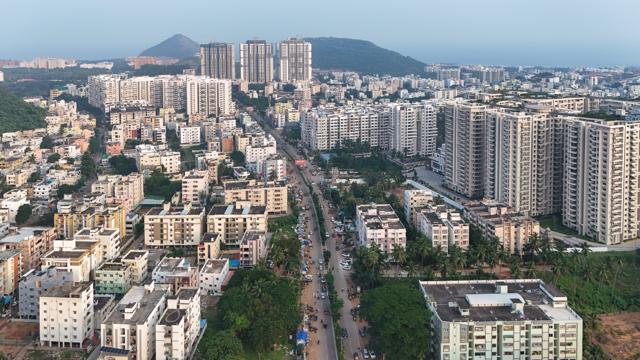 Many localities in the city like Yendada (above) are seeing a big property boom. (R Narendra/HT Photo)