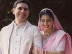 Ashlesha Savant and Sandeep Baswana shared their dreamy wedding pics on social media.