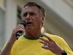 Brazil's former President Jair Bolsonaro speaks to supporters during an Independence day rally in Sao Paulo, Brazil on September 7, 2024. 