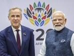 Prime Minister Narendra Modi during a meeting with his Canadian counterpart Mark Carney on the sidelines of the G20 Leaders' Summit in Johannesburg, South Africa. (PMO)