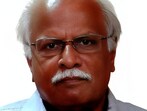 SR Kichenamourty who won the Romain Rolland award this year for translating Annie Ernaux’s Une Femme into Tamil. (Courtesy the subject)