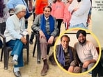 Dharmendra with director Sriram Raghavan during the shoot of Ikkis in Lucknow in 2023; (inset) with film's local line-producer Aroon Singh Dicky and (right) the poster of the upcoming film Dharmendra with director Sriram Raghavan during the shoot of Ikkis in Lucknow in 2023; (inset) with film's local line-producer Aroon Singh Dicky and (right) the poster of the upcoming film
