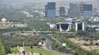 The Association of Allottees (AOA) of a Noida housing project in Sector 107 has moved the Allahabad High Court, challenging the developer’s plan to construct a new 46-storey tower with apartments priced from ₹7 crore. (Photo for representational purposes only) (Sunil Ghosh / Hindustan Times) The Association of Allottees (AOA) of a Noida housing project in Sector 107 has moved the Allahabad High Court, challenging the developer’s plan to construct a new 46-storey tower with apartments priced from ₹7 crore. (Photo for representational purposes only) (Sunil Ghosh / Hindustan Times)