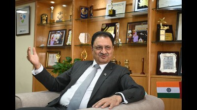 Amitava Chatterjee says that the J&K Bank maintained a healthy credit deposit ratio which is also known as loan to credit deposit. (Waseem Andrabi /HT) Amitava Chatterjee says that the J&K Bank maintained a healthy credit deposit ratio which is also known as loan to credit deposit. (Waseem Andrabi /HT)