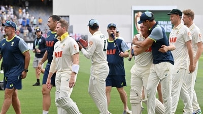 Australia defeated England in the first Ashes Test by eight wickets. (AFP) Australia defeated England in the first Ashes Test by eight wickets. (AFP)