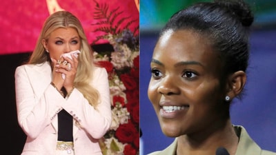Erika Kirk and Candace Owens (L). (File ) Erika Kirk and Candace Owens (L). (File )