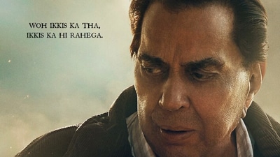 Dharmendra in a poster of Ikkis.