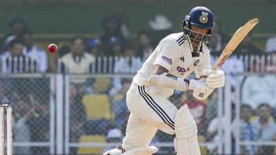 India’s Washington Sundar scored 48 in the first innings against South Africa. (PTI) India’s Washington Sundar scored 48 in the first innings against South Africa. (PTI)