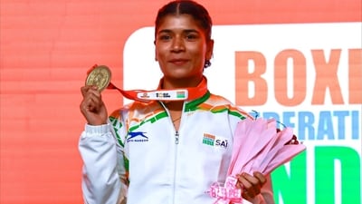 Ek hai tiger! Nikhat Zareen beat Chinese Taipei's Yi-Xuan Guo by a 5-0 unanimous decision to win Gold medal at the World Boxing Cup Final 2025, which was held in Greater Noida recently. (Photo: Instagram/Nikhat Zareen) Ek hai tiger! Nikhat Zareen beat Chinese Taipei's Yi-Xuan Guo by a 5-0 unanimous decision to win Gold medal at the World Boxing Cup Final 2025, which was held in Greater Noida recently. (Photo: Instagram/Nikhat Zareen)